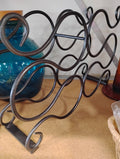 Wrought Iron Bottle Rack