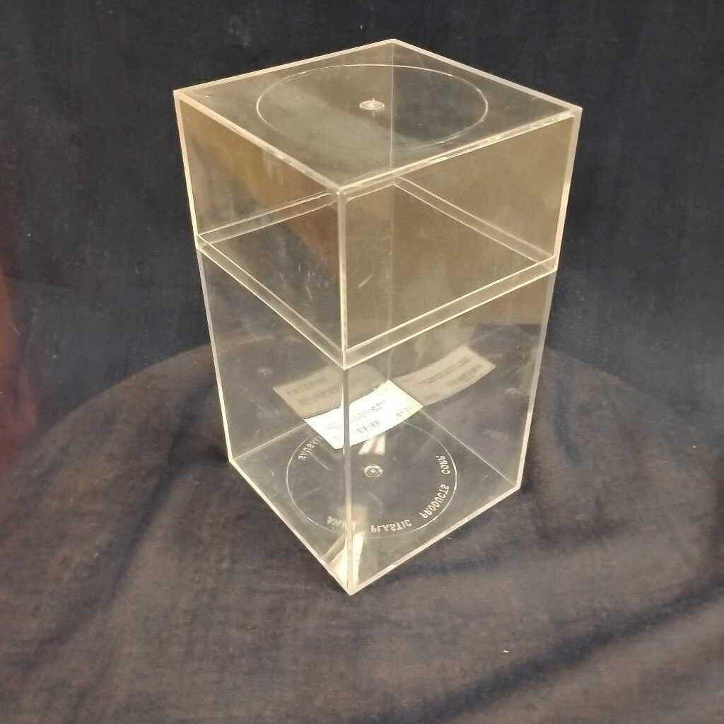 Clear Acrylic Storage Box/ MINOR IMPERFECTIONS
