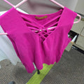 FUSHIA SWEATER SZ L