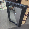 black wall mirror