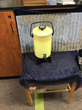 Vintage Yellow Enamel Coffee Percolator