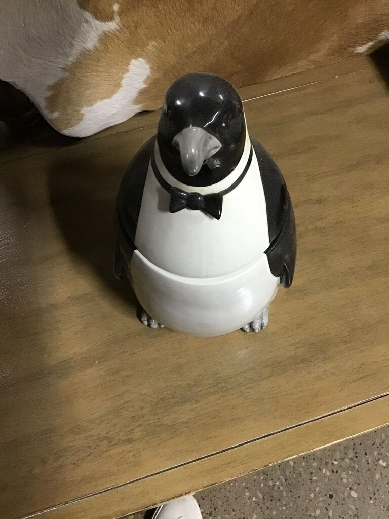 Vintage Penguin Cookie Jar