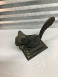 Antique Cast Iron Cat Doorstop