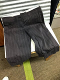 Men's Dark Gray Pinstripe Pants
