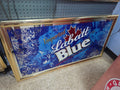 Labatt Blue Mirrored Sign
