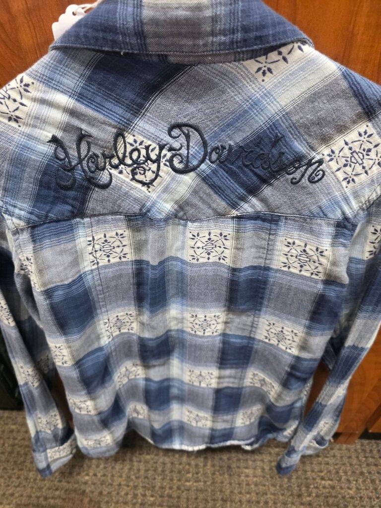 Harley-Davidson Women's Plaid Button-Up Shirt