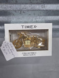 Vintage Timex Motorcycle Mini Clock