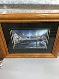 Framed Winter Landscape Artwork