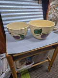 Vintage Harvest Fruit Mixing Bowls Set