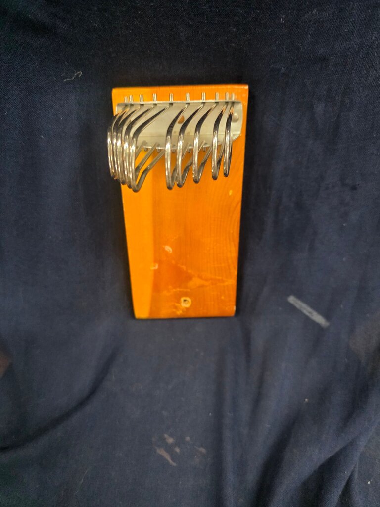 Wooden Wall-Mounted Tie Rack with Hooks