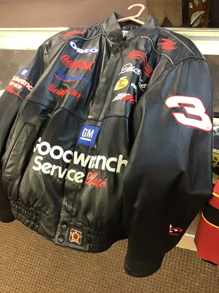 Black Racing Leather Jacket