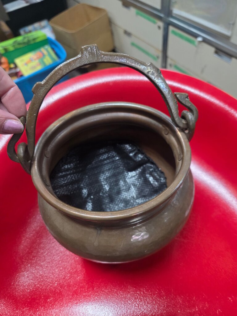 Vintage Decorative Pot with Handle