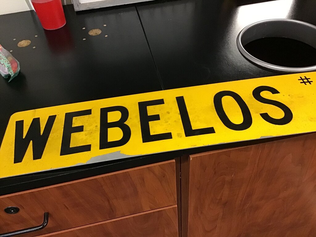 Webelos Sign