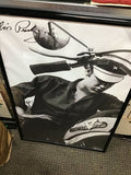 Elvis Presley Motorcycle Framed Poster