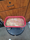 Vintage Red Metal Toy Wagon