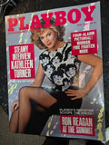 May 1986 Playboy Magazine Featuring Kathleen Turner