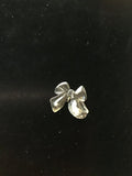 Silver Bow Charm
