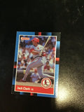 Jack Clark Baseball Card