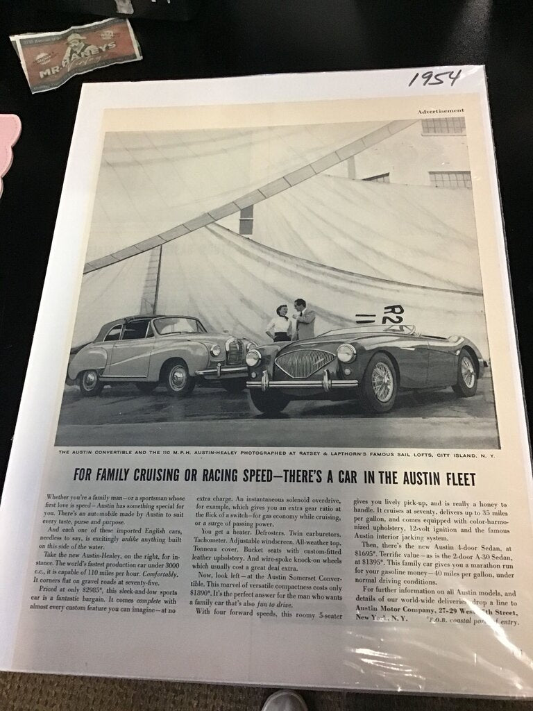1954 Austin Advertisement