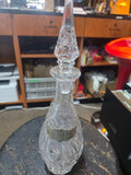 Vintage Crystal Brandy Decanter