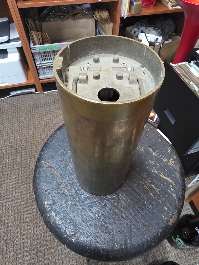 Vintage Brass Cylinder