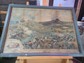 Rare 1886 McCormick Harvesting Machine co Battle of Mission Ridge Poster