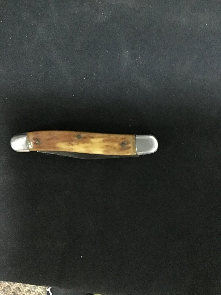 Vintage Pocket Knife with Wooden Handle