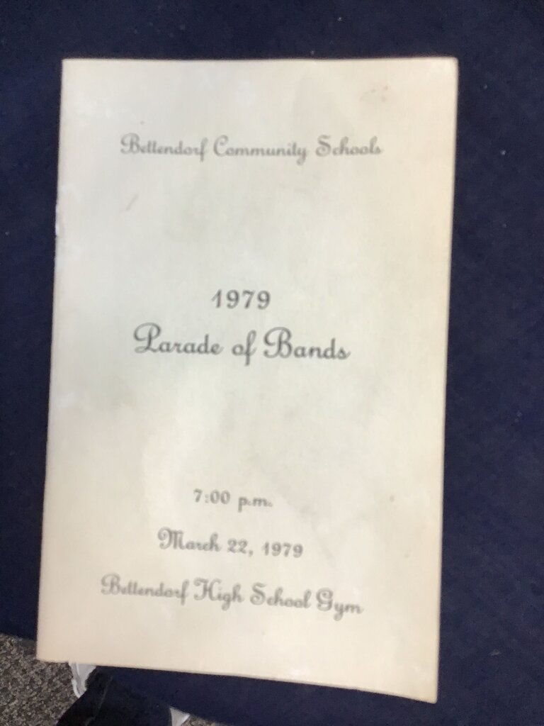 1979 Parade of Bands Program