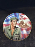 John Wayne United States Marine Corps Commemorative Plate