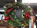 Red Floral Wreath