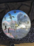 Farmhouse Scene Wall Clock
